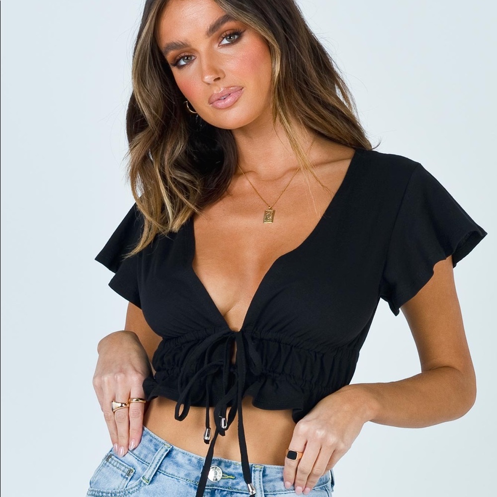 Princess Polly Black Top